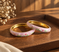 Blush Garden Bangle Duo