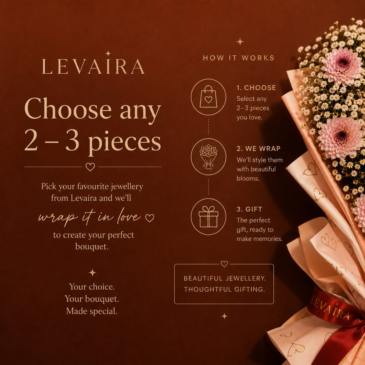 Levaira Jewellery Bouquets