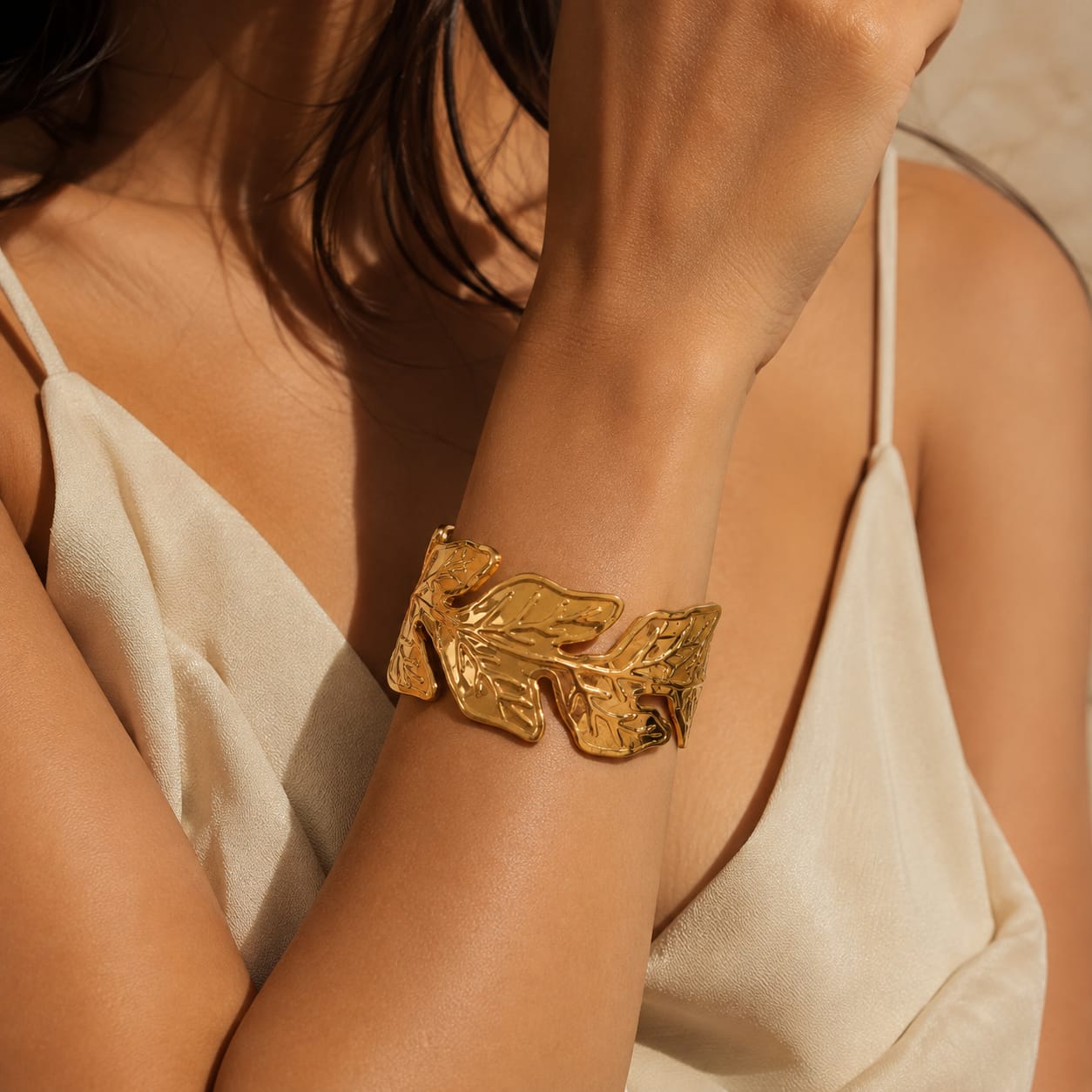 Golden Laurel Cuff