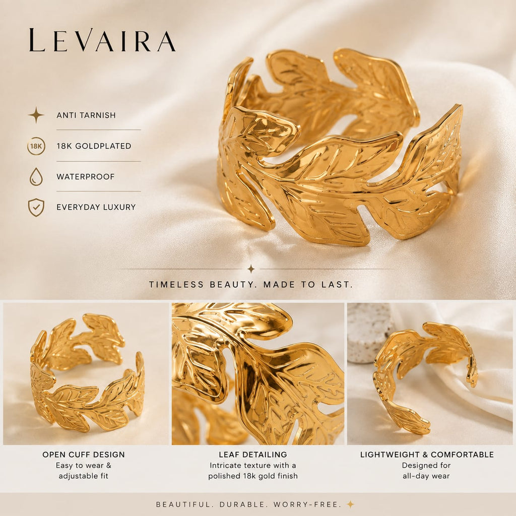 Golden Laurel Cuff