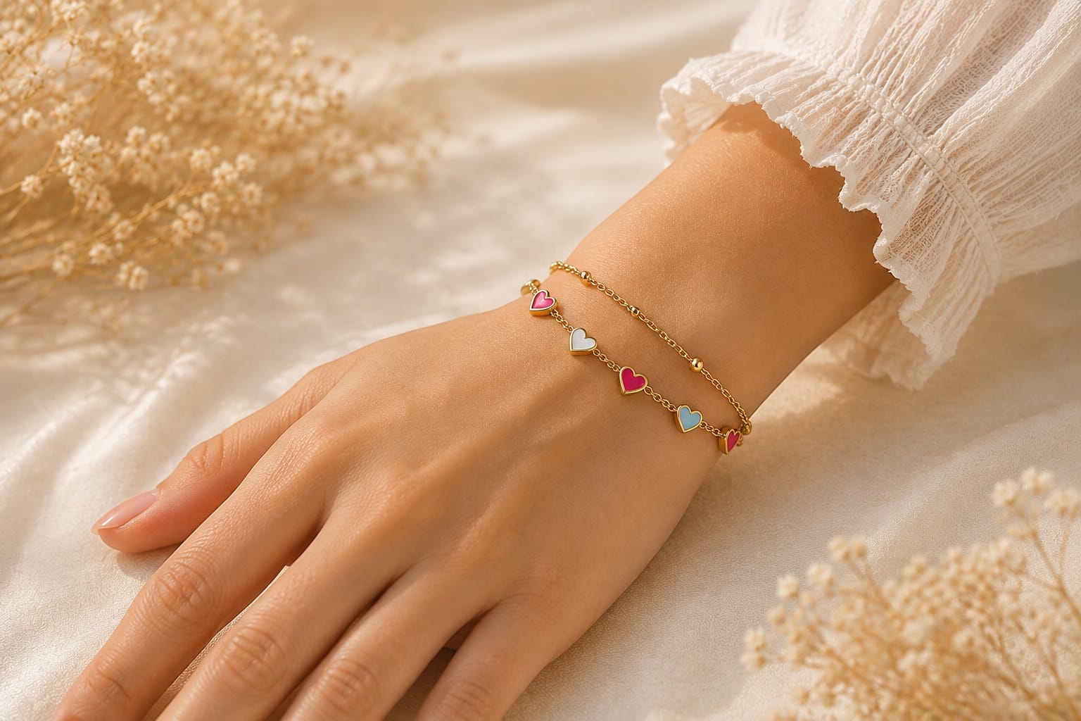 Sweetheart Layered Bracelet